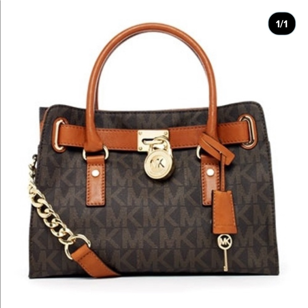 Michael Kors Hamilton Satchel Handbag